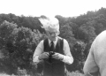 Ekskursijā Tērvetes pilskalnā 1984.g.
