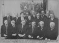 Teoloģijas semināra pasniedzēji un studenti 70.g. vidū Jāņa baznīcas telpās. 1. rindā no kreisās: Vilis Augstkalns, Alfons Vecmanis, Viktors Ozoliņš, Roberts Priede, Edgars Jundzis, Jānis Luksis. 2. rindā no  kreisās: Roberts Feldmanis, Roberts Akmentiņš, Vaira Bitēna, Berta Stroža, Aleksandra Dombure. 2. rindā 2. no labās: Jānis Dreiblats, 4. no labās: Herberts Stegenburgs. 2. rindā 1. un 3. no labās, kā arī 4. no kreisās nav identificēti.  Baznīcas vesture: 