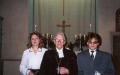Kristības - iesvētības Mežaparka baznīcā 26.12.1993.g.(Foto: LAB)